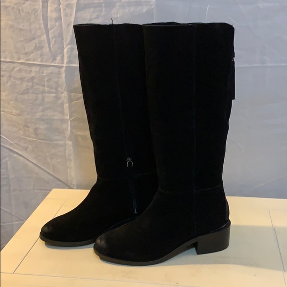 Tall suede boots - Picture 1 of 8